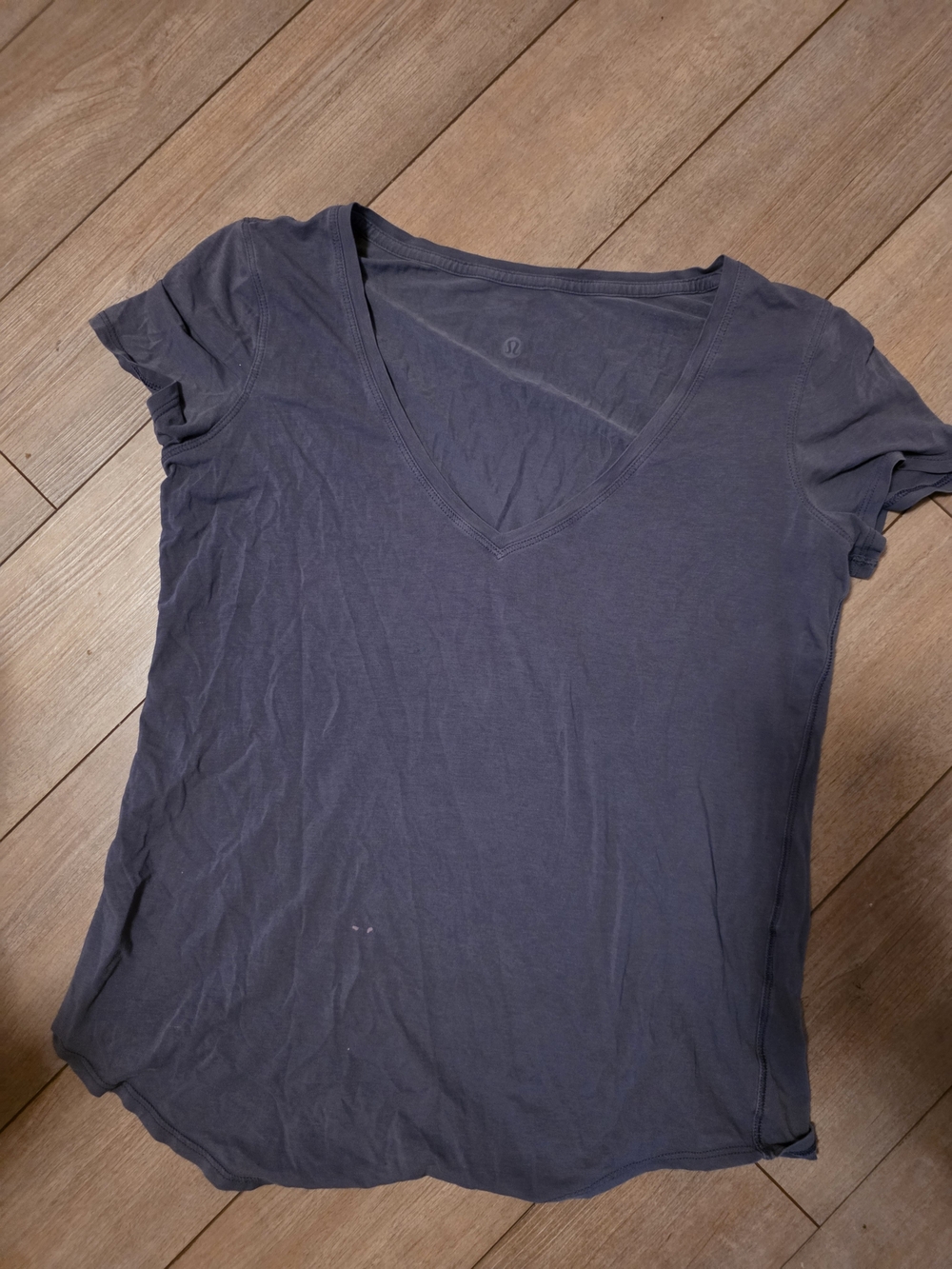 lululemon athletica V-Neck Short Sleeve Tee - Slate